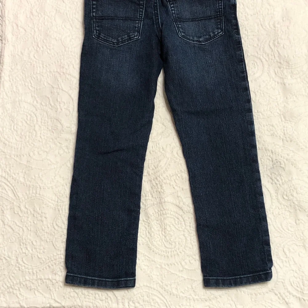 OshKosh B'gosh Classic Blue Jeans Girls Size 6/6A Elastic Waist